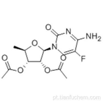 2 &#39;, 3&#39;-Di-O-acetil-5&#39;-desoxi-5-fuluro-D-citidina CAS 161599-46-8